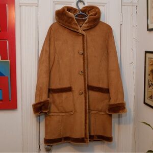 Elegant Brown Teddy Jacket for Women